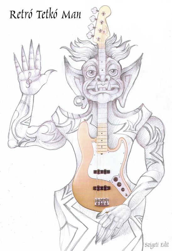 jelmez-Bass gitar man